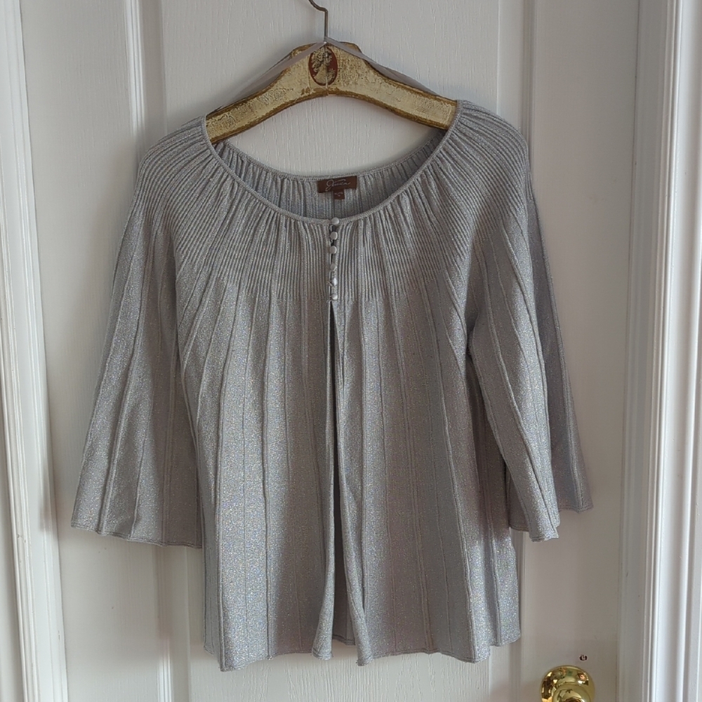 Silver Sparkle Top/Sweater